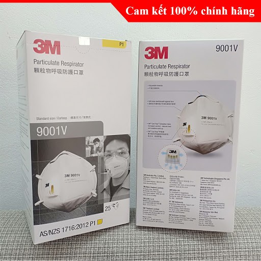 Khẩu Trang 3M 9001V, 9042V, 9541V, N95.. Có van thở - BATASO | BigBuy360 - bigbuy360.vn