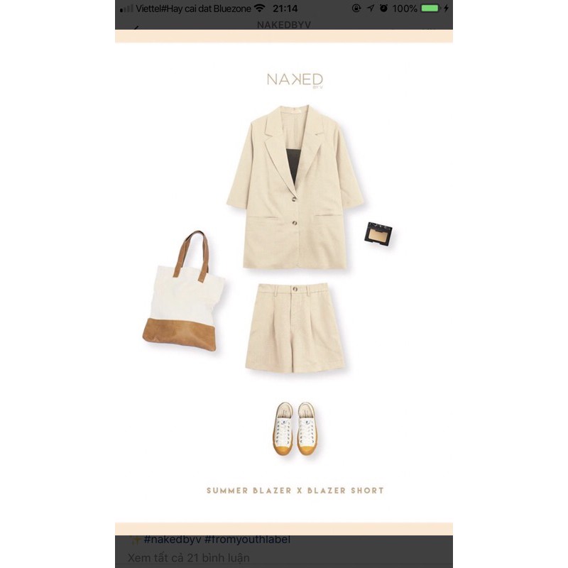 quần short NakedbyV