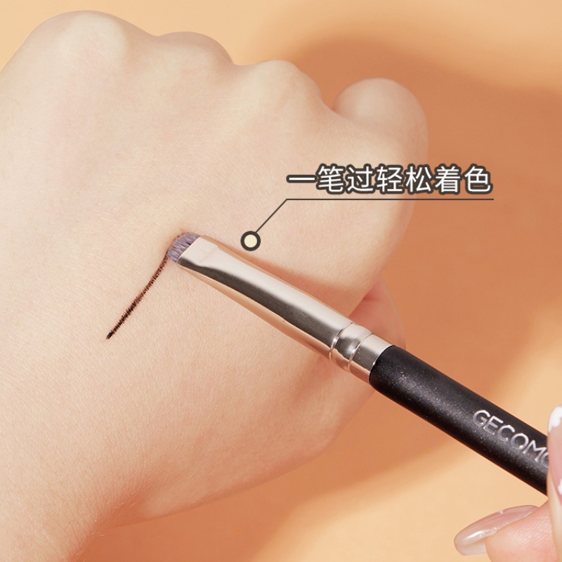 Cọ kẻ mắt GECOMO trang điểm đầu phẳng dễ sử dụng tiện lợi