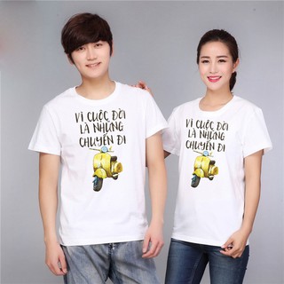 Combo 2 áo thun cặp đôi nam nữ - m39