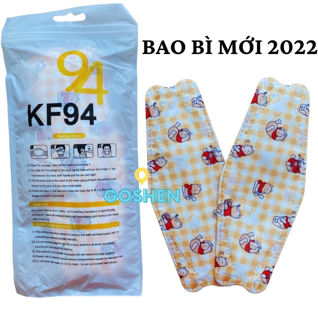 Khẩu trang KF94 hoạt hình cho người lớn, họa tiết dễ thương