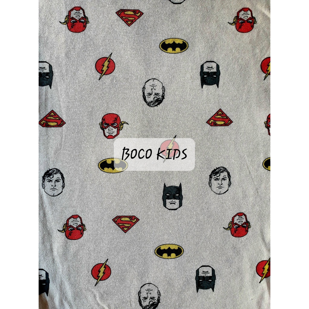 Geo Set 5 áo thun dài tay DC Comic bé trai