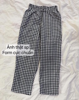 Quần kẻ baggy siêu chất (gạt xem ảnh thật)