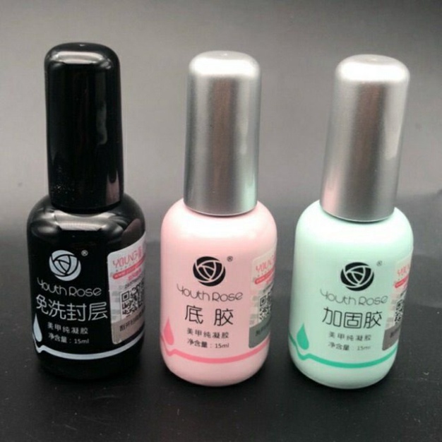 Base Top Cứng móng hoa hồng sơn gel youth rose hỗ trợ sơn làm đẹp nail mi spa phun hình xăm thời trang nữ