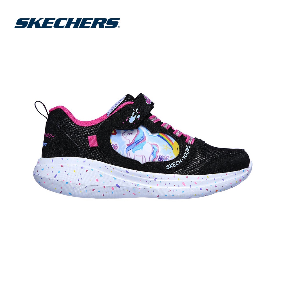 Skechers Bé Gái Giày Thể Thao GOrun Fast - 302205L-BLK