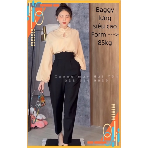 Quần Tây hot cạp v lưng siêu cao khoá sau lưng mã 250