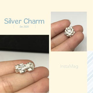 CHARM VÒNG TAY TỲ HƯU BẠC
