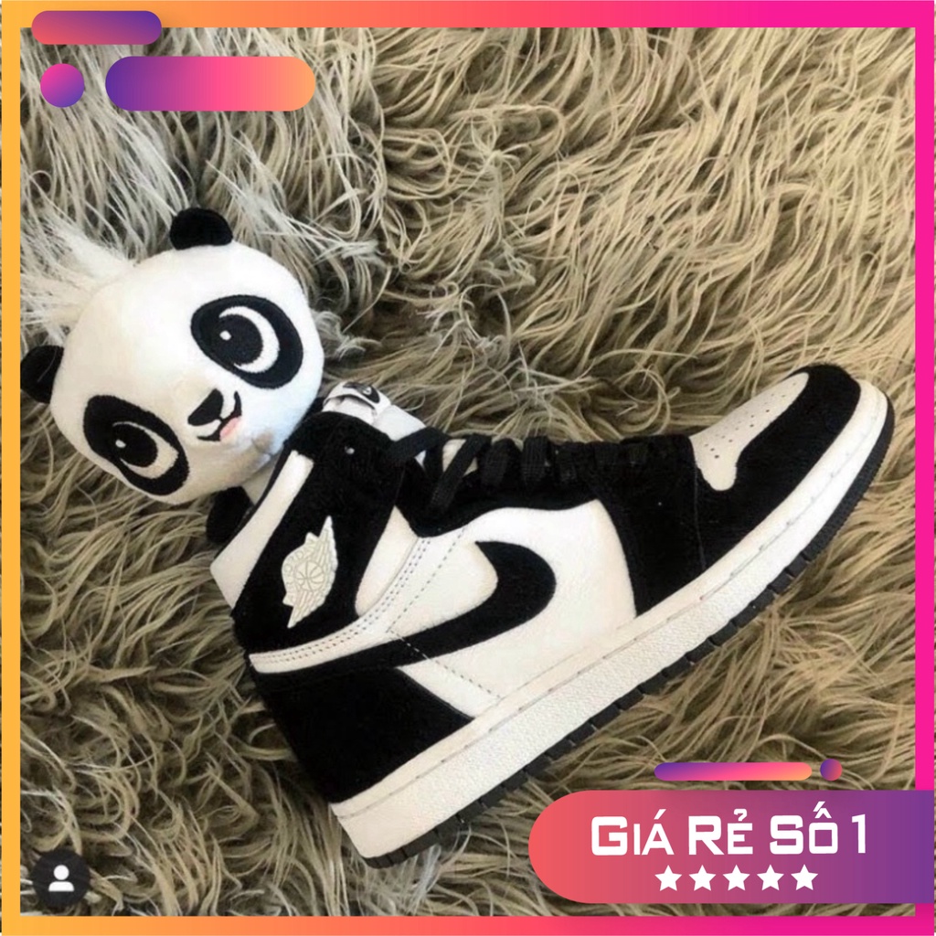 Giày thể thao JD pan.da, Giày JD1 cao cổ đen trắng nam nữ cực hot dễ phối đồ 2021 Rẻ Nhất Shopeee