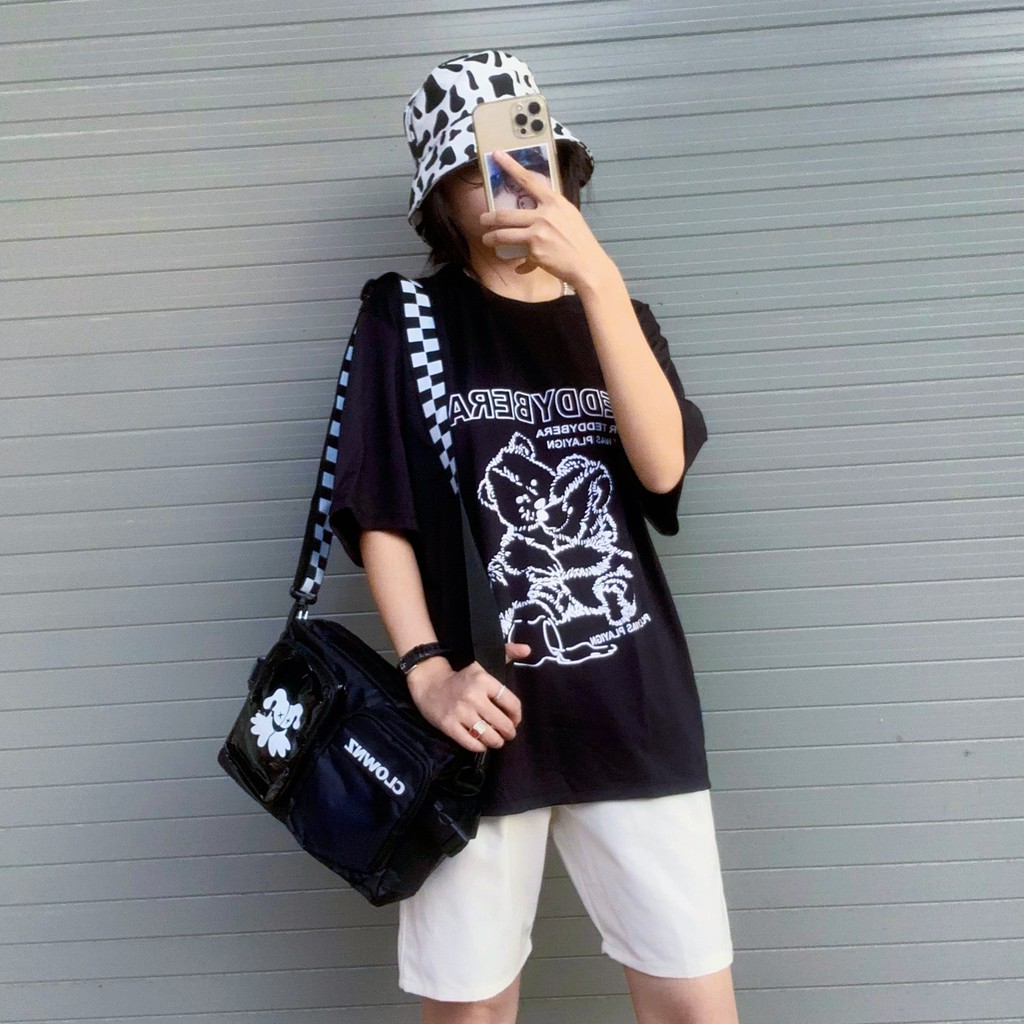 Áo thun tay lỡ form rộng unisex TeddyBera _ảnh thật tại Cò Vạc Shop | BigBuy360 - bigbuy360.vn