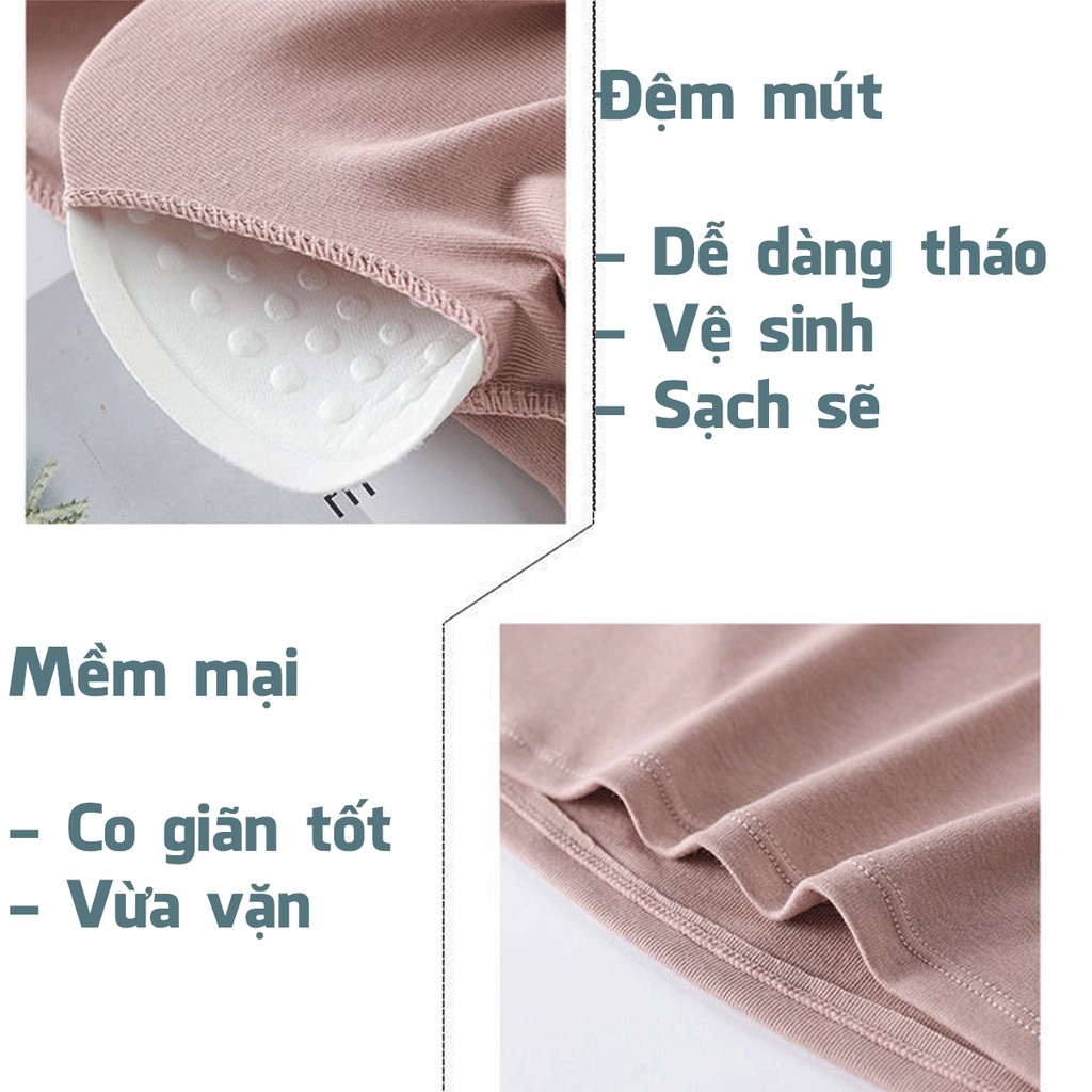 Áo ống quây ngực YOCO'S có đệm mút không gọng freesize BRA017-Smartlife365