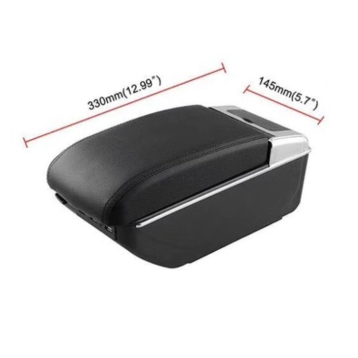 Sản Phẩm Hộp tỳ tay xe hơi cao cấp Kia Picanto tích hợp 7 cổng USB .