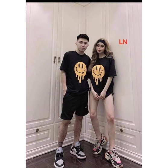 Áo phông mặt cười chảy DA6