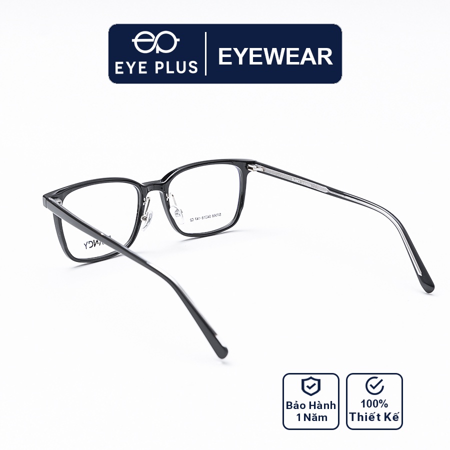 Gọng kính cận nam nữ EYE PLUS dáng vuông bầu CC1 Blancy-7068