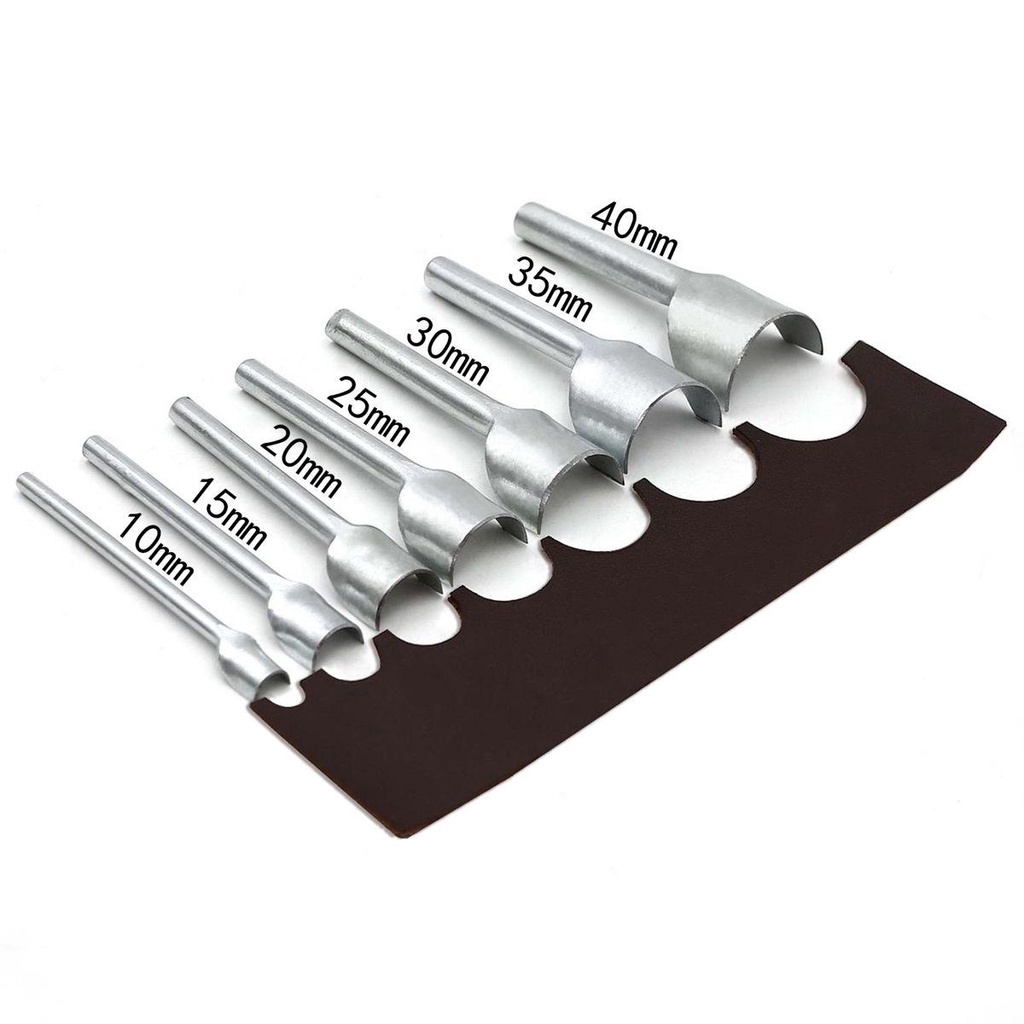 Dụng Cụ Đục Lỗ Hình Bán Nguyệt 5-45 mm Làm Đồ Da Thủ Công