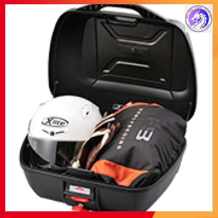 Combo Thùng Sau Givi E43NTL+ Baga Sau Givi MV + Đế Gắn Thùng Givi MP70N Gắn Cho Xe Winner 150/X - Exciter 2009/2011/150