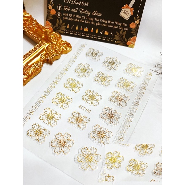 Miếng dán sticker trang trí móng