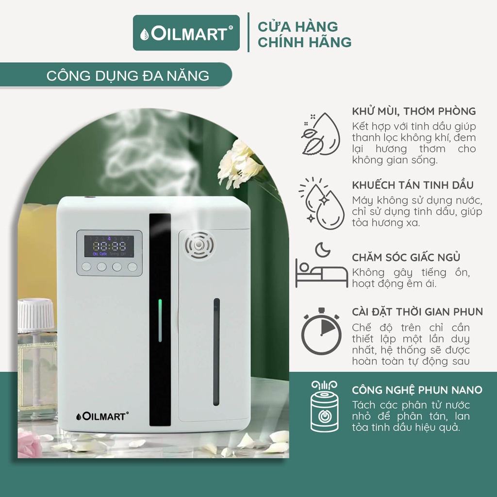 Máy xông tinh dầu công nghiệp Aroma công suất lớn, diện tích lớn 300m vuông