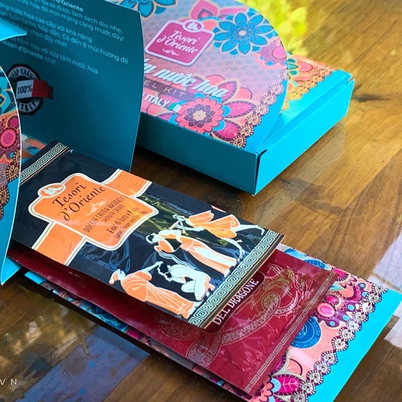 Sữa tắm xích gói