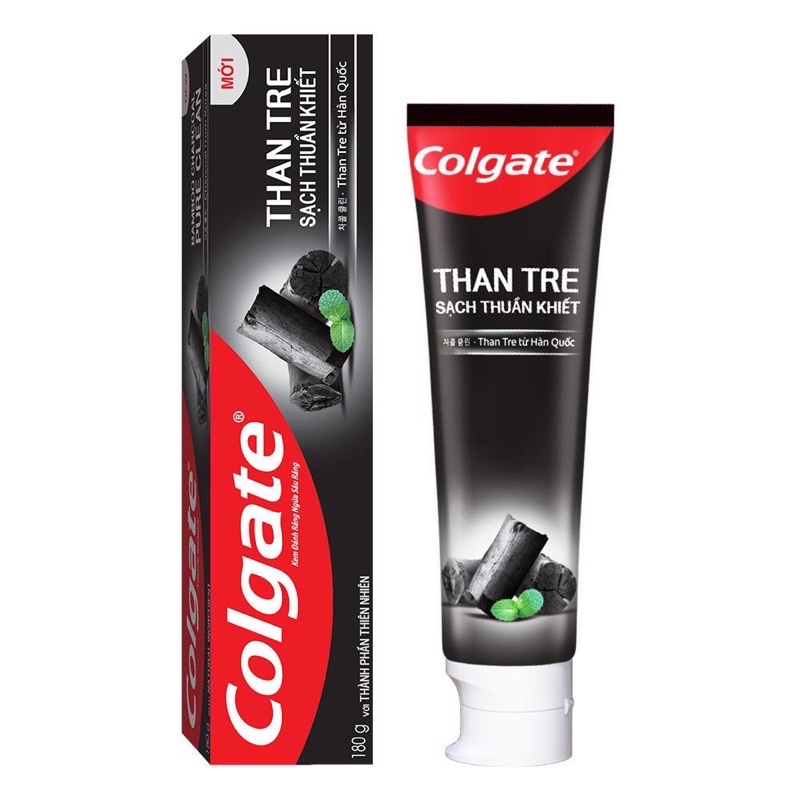 Kem Đánh Răng Colgate 100g Thiên Nhiên Tinh Chất Than Tre Và Bạc Hà - Sạch Khuẩn, Thơm Mát