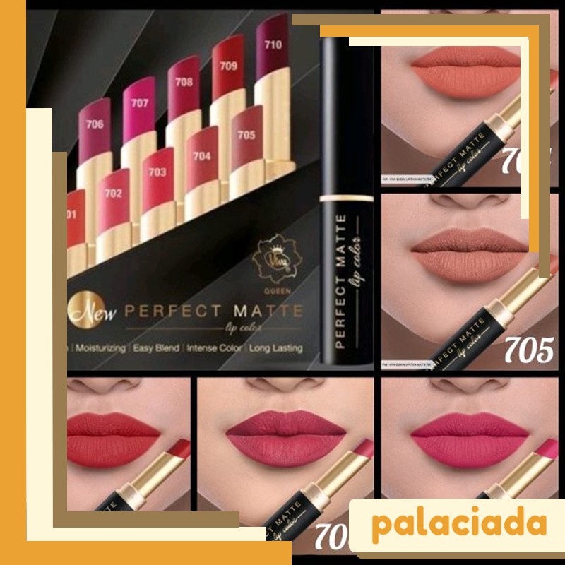 (hàng Mới Về) Son Lì Màu Sắc Quyến Rũ Dành Cho Nữ