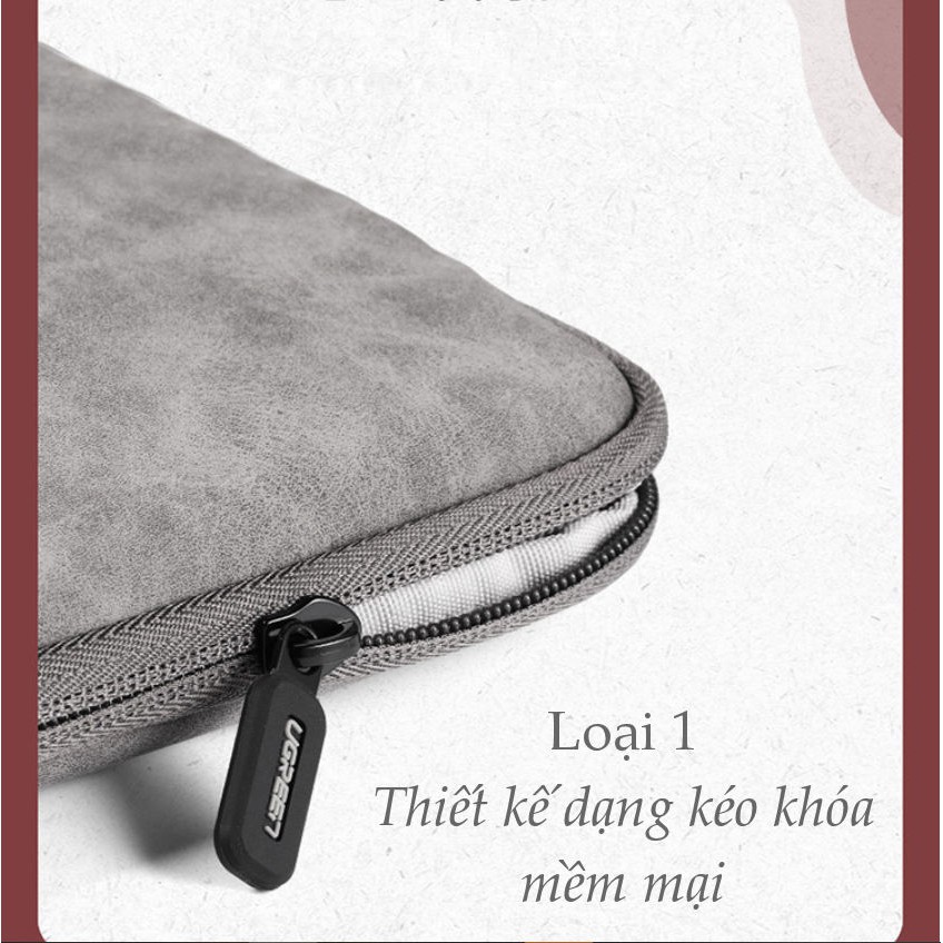 Túi đựng bảo vệ iPad, laptop kt 9.7inch, 12.9 inch, 13.3 inch, 15.4 inch UGREEN LP187 | WebRaoVat - webraovat.net.vn
