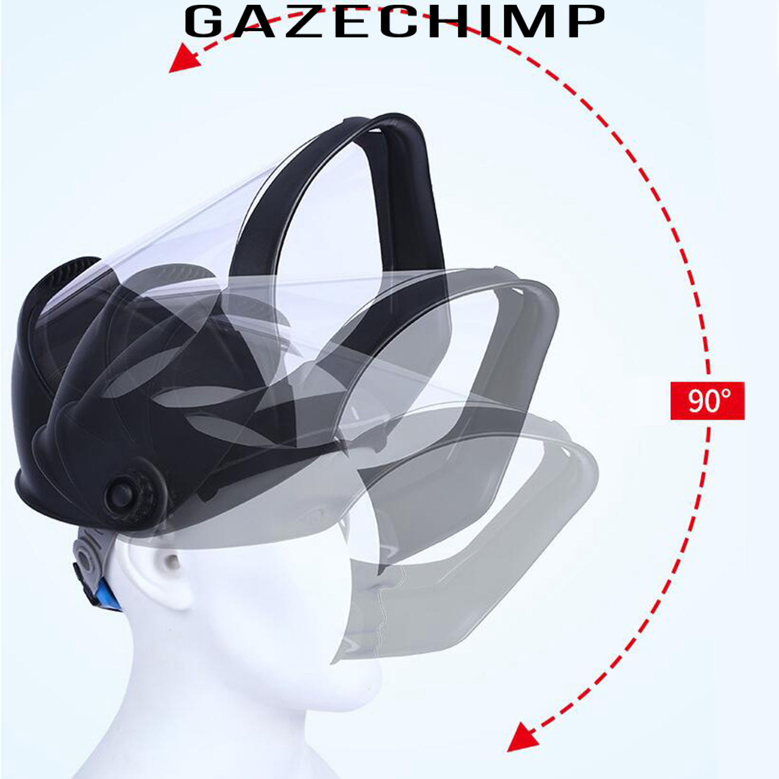 Tấm che mặt Gazechimp có kính trong suốt an toàn chất lượng cao | BigBuy360 - bigbuy360.vn