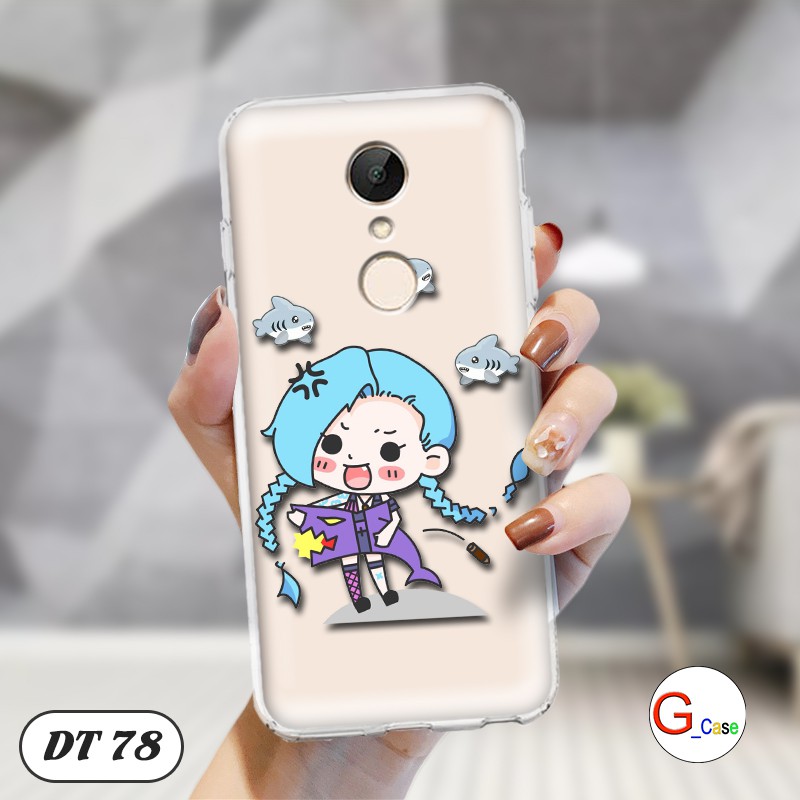 Ốp lưng dẻo trong in hình cho Xiaomi Redmi 5