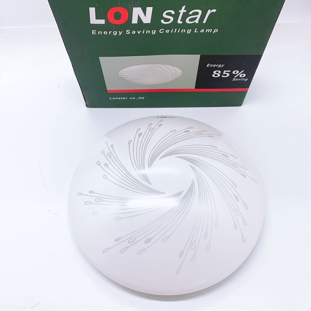 Đèn ốp trần trang trí ban công,phòng vệ sinh,cầu thang 21W phi 19cm ốp nổi tròn Thương hiệu LONstar