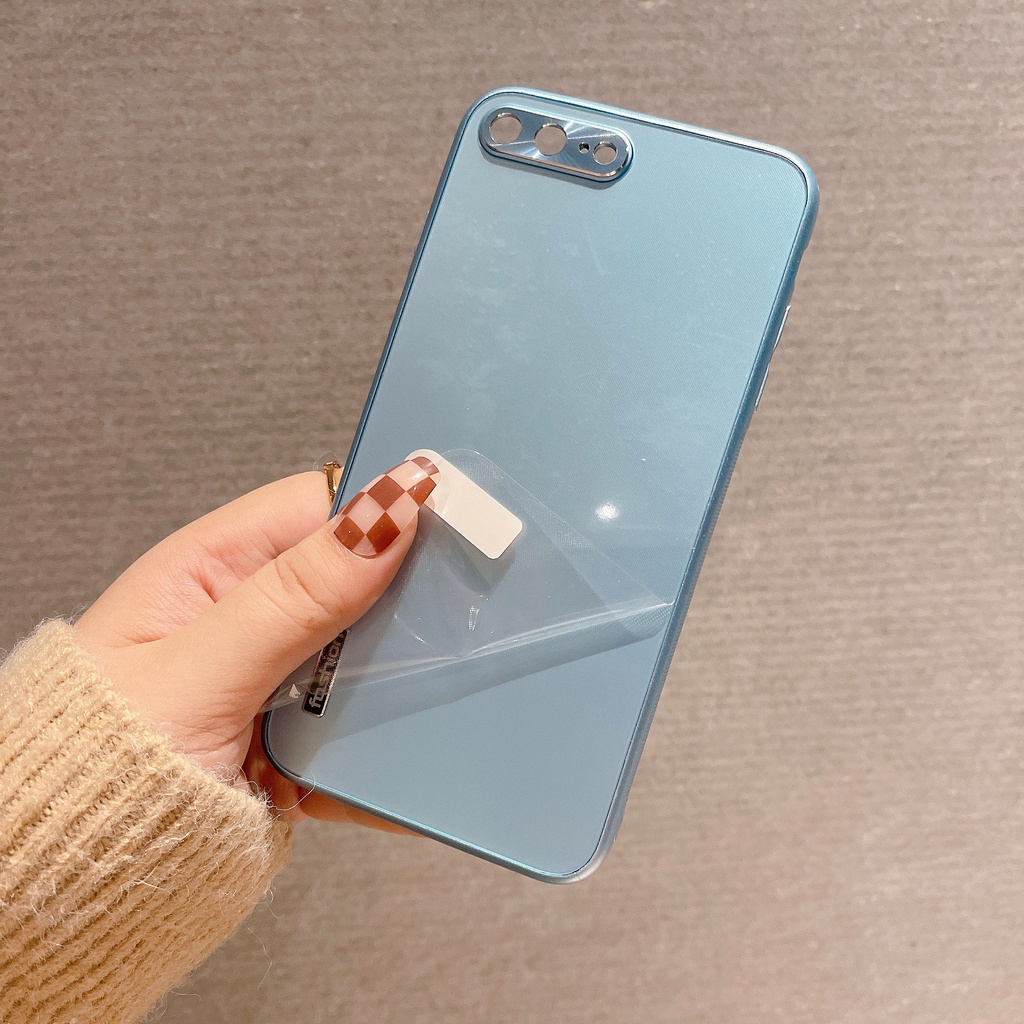 Ốp Điện Thoại Viền Kim Loại Bảo Vệ Ống Kính Máy Ảnh Cho for iPhone7p xsmax 7P xs xr