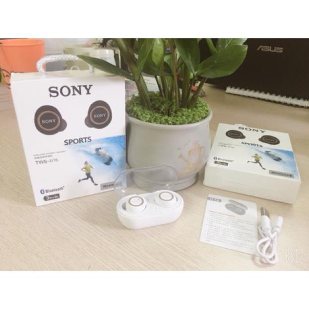 Tai Nghe Bluetooth không dây Sport Sony TWS - D76 âm bass trầm, âm tress nghe rõ ràng mạch lạc | BigBuy360 - bigbuy360.vn