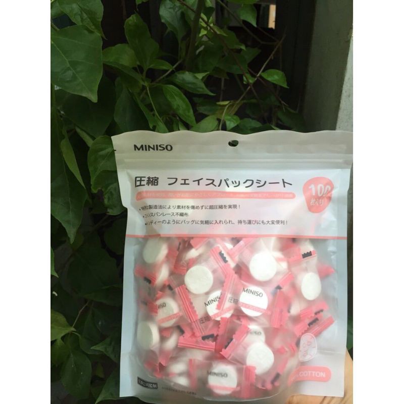 Mặt nạ viên nén MINISO_dưỡng da cho phái đẹp | BigBuy360 - bigbuy360.vn