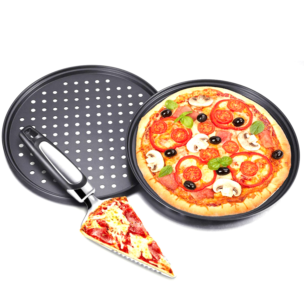 Khay nướng bánh pizza tiện lợi chuyên nghiệp 15.24/ 17.78/ 20.32/ 22.86 cm