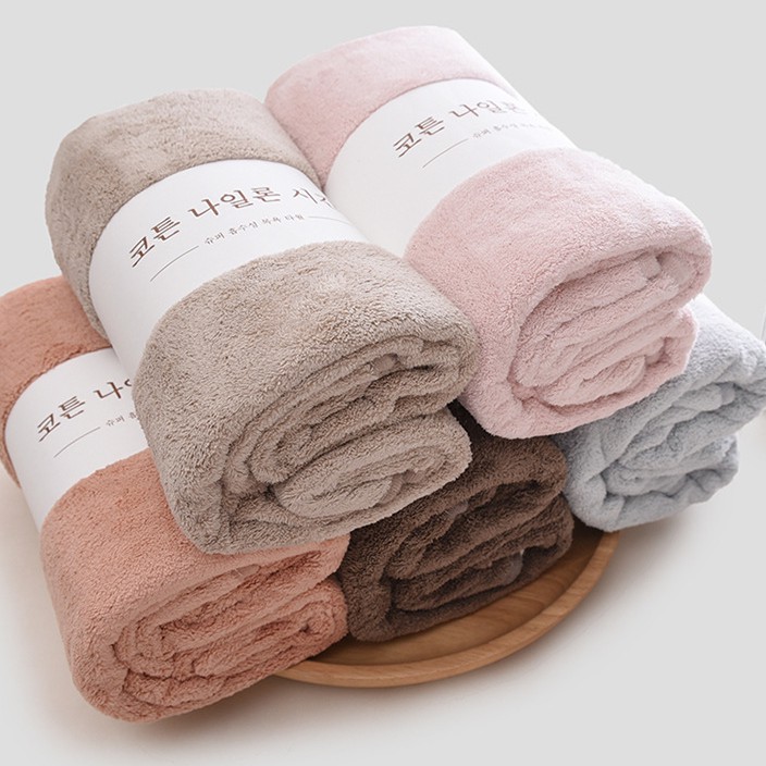 Khăn tắm bông cao cấp xuất Hàn 70x140cm - LOẠI DÀY NHẤT - CHUẨN NHẤT