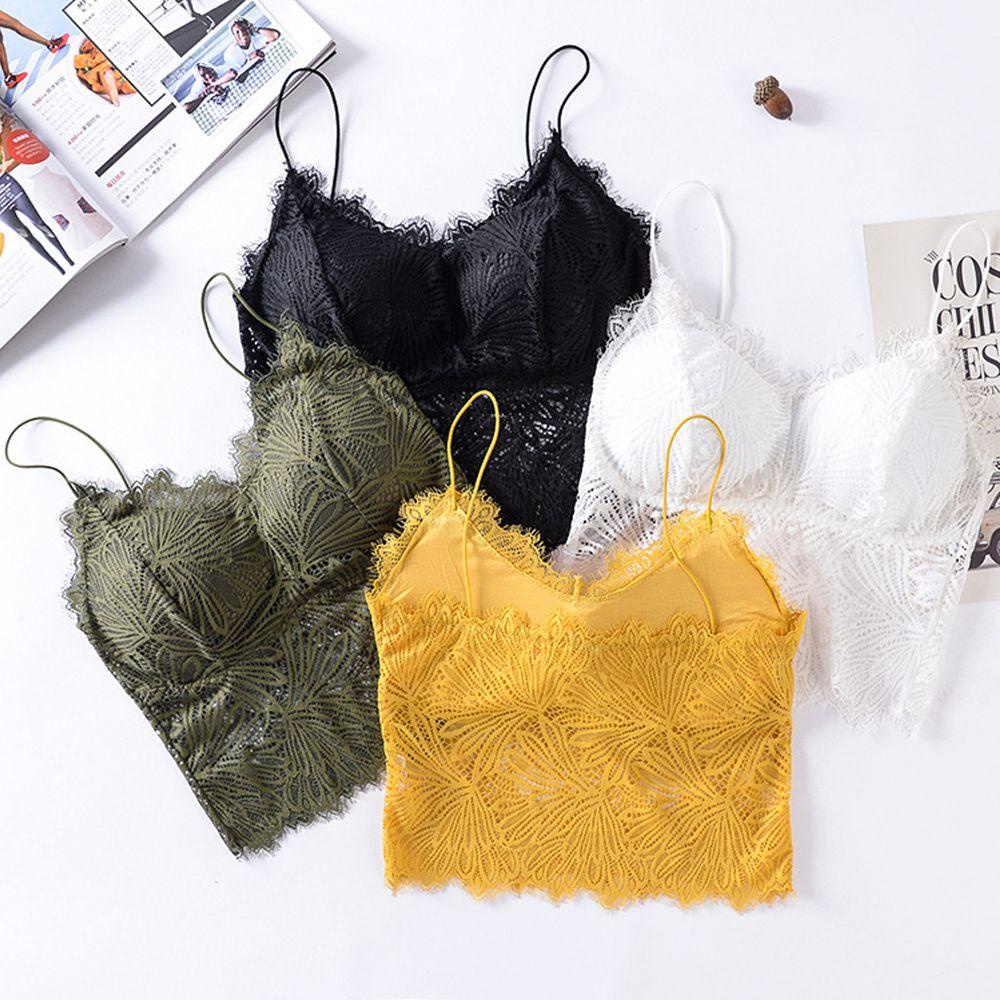 Áo Bra Croptop Hai Dây Có Mút Nâng Ngực Quyến Rũ