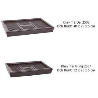 [KHO SỈ] Khay trà đựng ấm chén Song Long