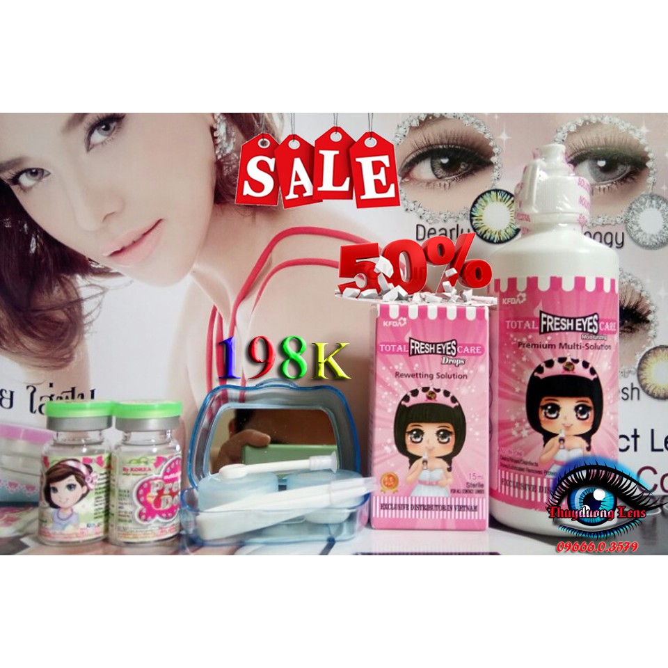 Combo kính áp tròng