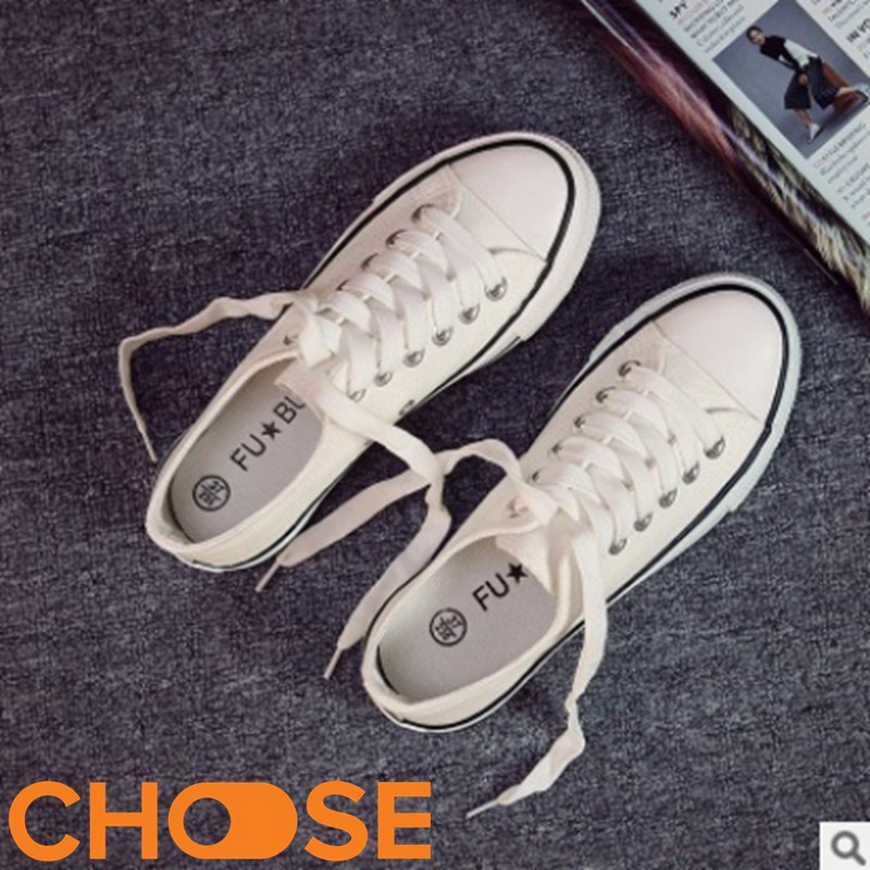 HFT VCN Giày Nữ thể thao vải Choose thấp NHẤT Sàn Shopee sneaker 2