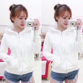 Áo khoác nỉ trơn