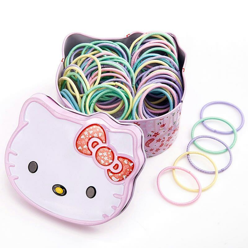 Bộ 100 Kẹp Tóc Hello Kitty Xinh Xắn Cho Bé Gái