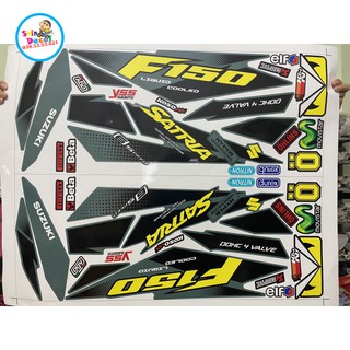 [SHIN DECAL] Tem xe Satria fi dán xe xám xi măng