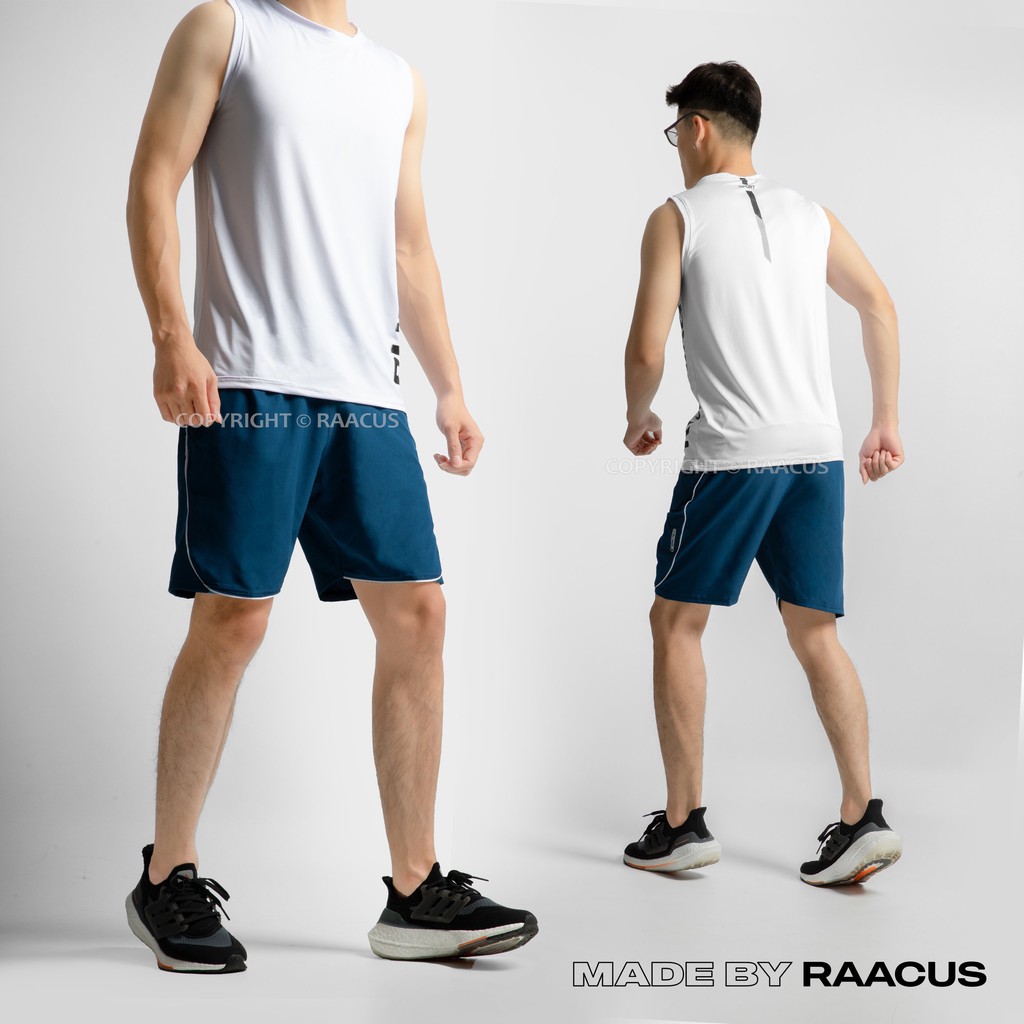 Quần đùi nam thể thao dáng lửng mặc nhà RAACUSSTORE, quần short nam thể thao dạng sooc ngắn ống rộng- Q147 | BigBuy360 - bigbuy360.vn