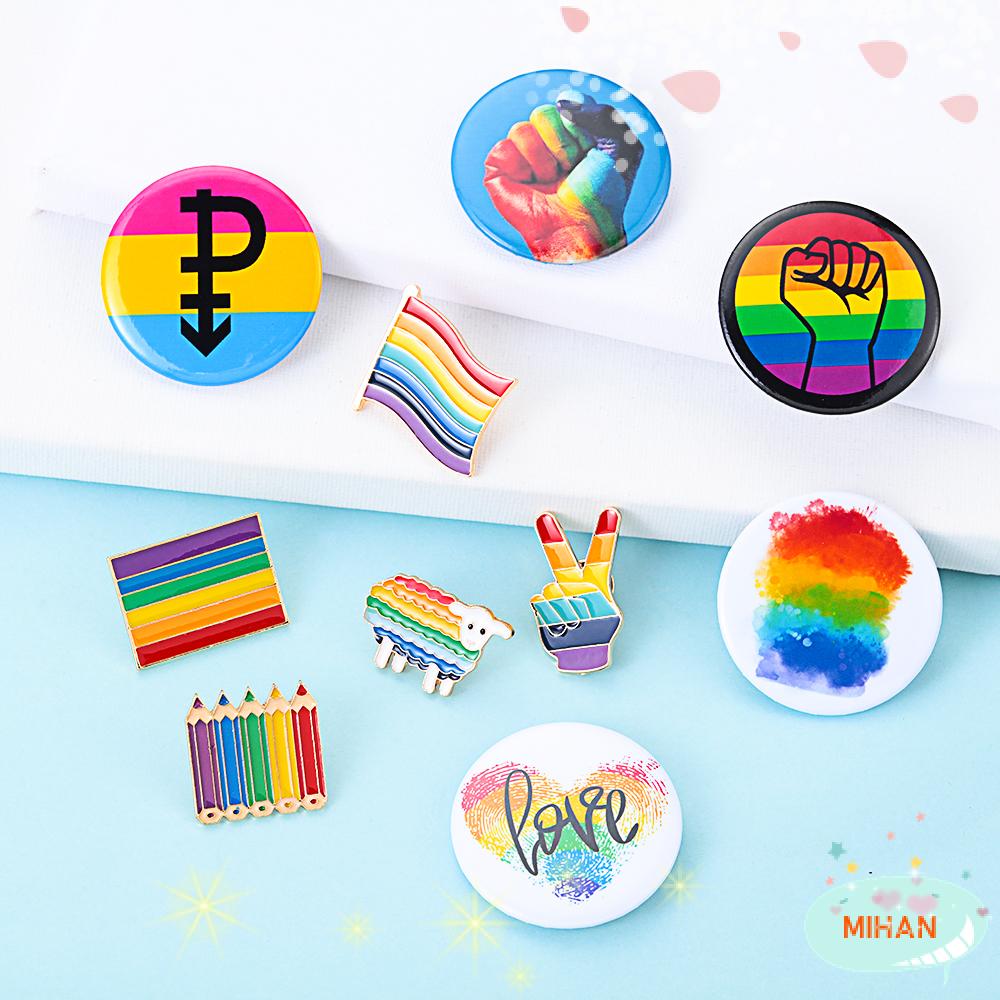 Trâm Cài Áo Hình Cầu Vồng Mihan1 Thời Trang