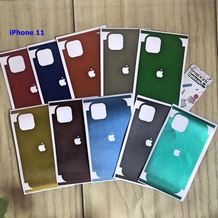 Dán mặt lưng Màu iPhone 11