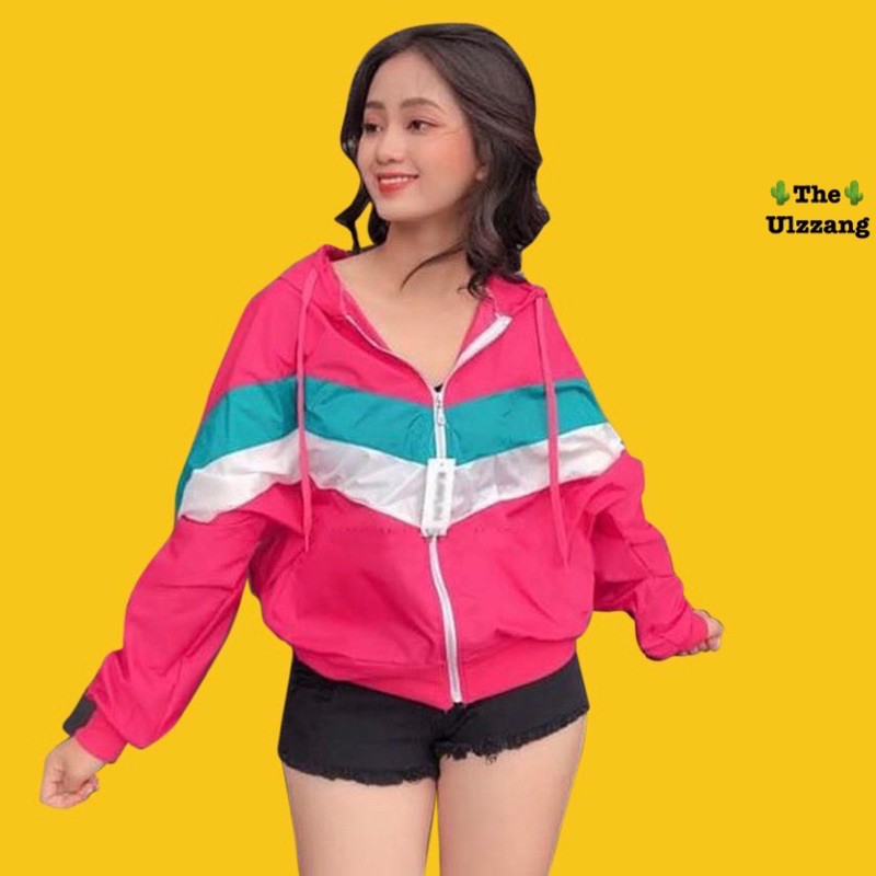 🌵 𝐓𝐡𝐞𝐔𝐥𝐳𝐳𝐚𝐧𝐠 🌵 CM Áo Khoác Dù Form Cánh Dơi Phối Màu Siêu Hot (Kèm Video, Ảnh Chụp Thật)