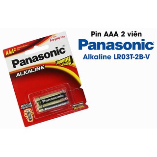 Pin AAA Panasonic Alkaline chính hãng - 2 viên/vỉ