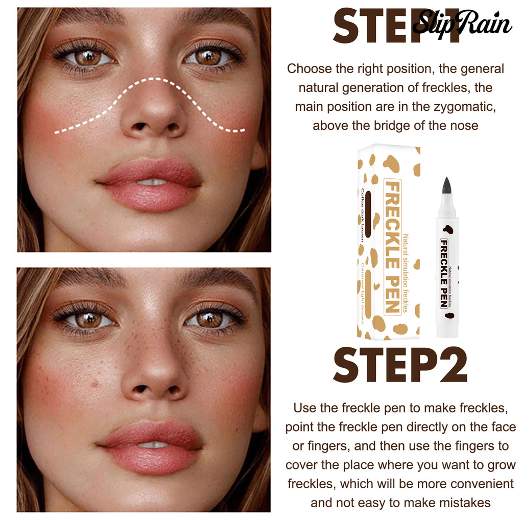 Sliprain ♥Freckle Makeup Pen Long Lasting Waterproof Liquid Face Soft Dot Pen