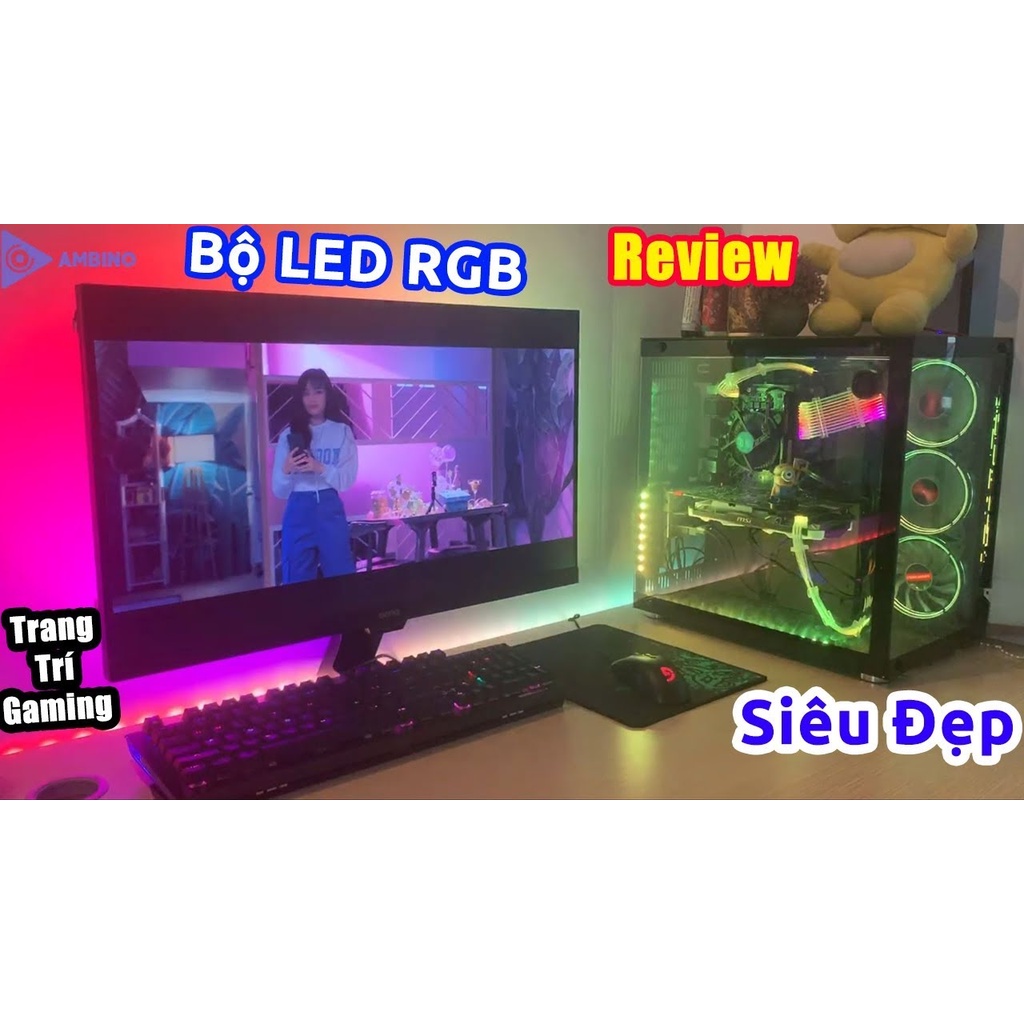 Đèn Led Dây Trang Trí 5m Đổi Màu Có Remote Điều Khiển