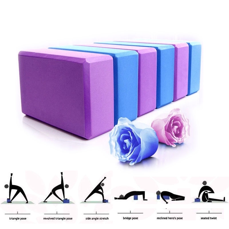 Gạch tập yoga bằng xốp PVA nhiều màu sắc giá rẻ