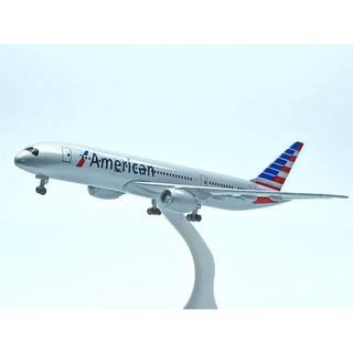 MÔ HÌNH MÁY BAY- BOEING 777 AMERICAN   AIRLINE VG50 20cm