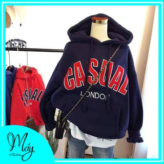 Áo Hoodie Nam Nữ Thêu Casual Nỉ Bông Dày Dặn NC14